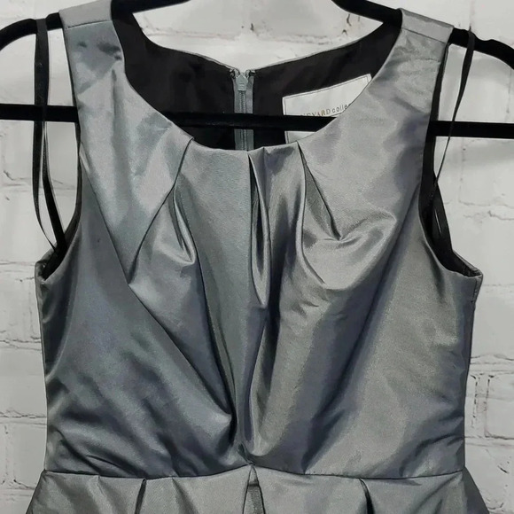 Vineyard Collection Cocktail Dress Pleated Flared Skirt w Pockets Women's Size 2 - Picture 2 of 14